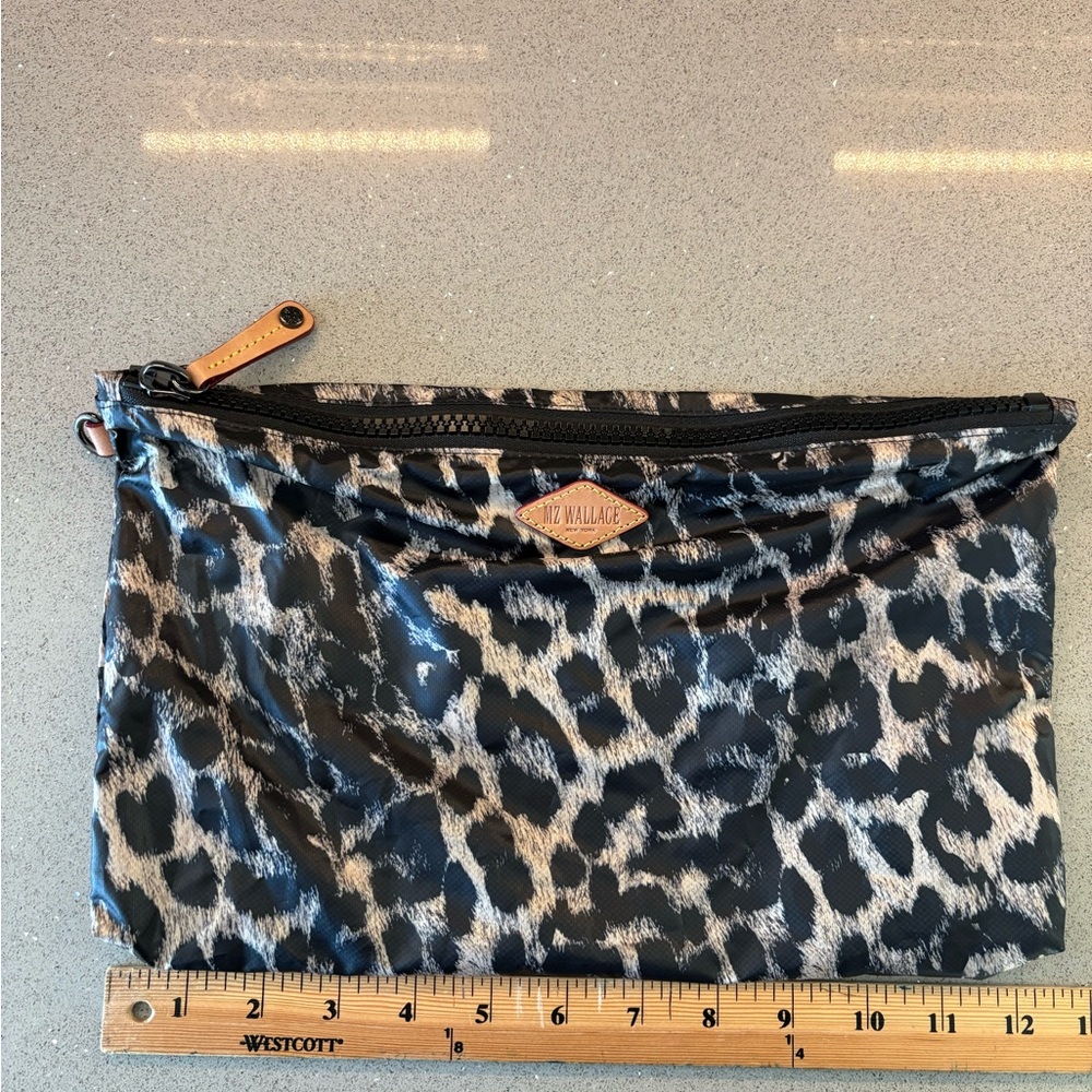 MZ Wallace Leopard Print market pouch